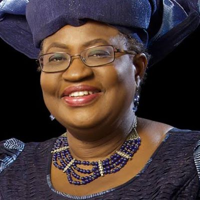 Dr. Ngozi Okonjo- Iweala GCON Director General of the World Trade Organization - Year 2020