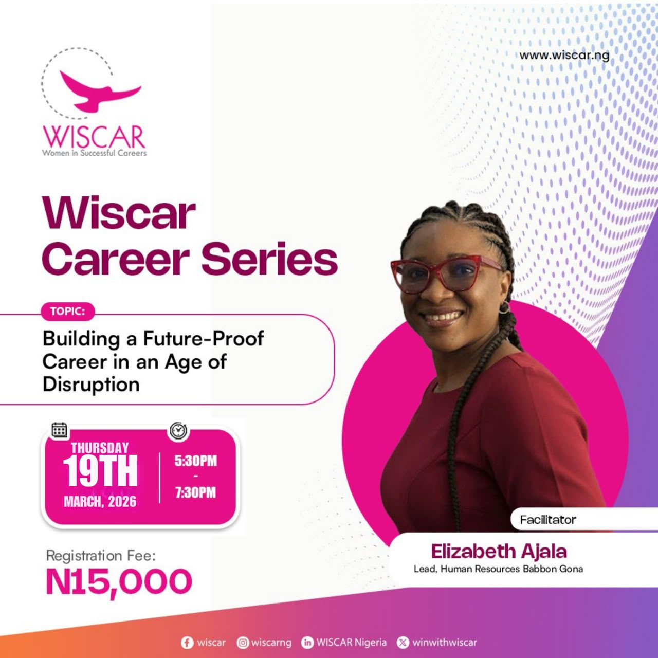 WISCAR Career Series